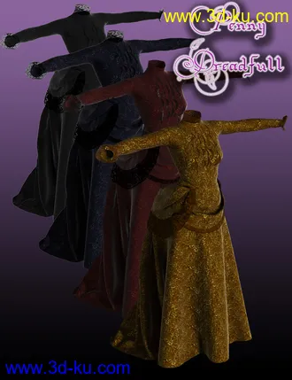 3D打印模型Penny Dreadfull Outfit for Genesis 2 Female(s)的图片