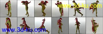 3D打印模型People Carrying People Volume 2 for Genesis 8的图片