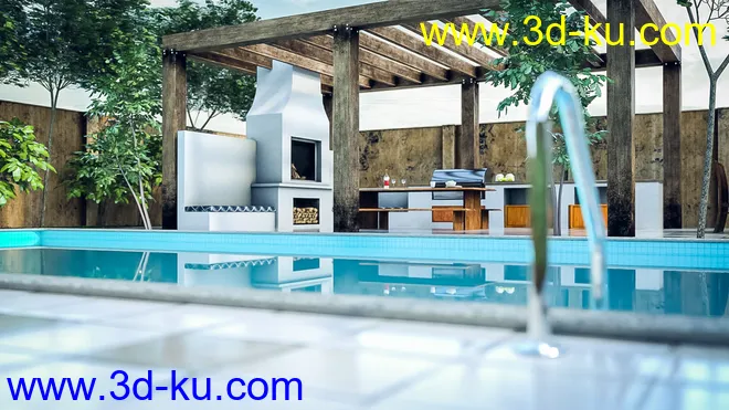 Pergola Kitchen模型的图片3