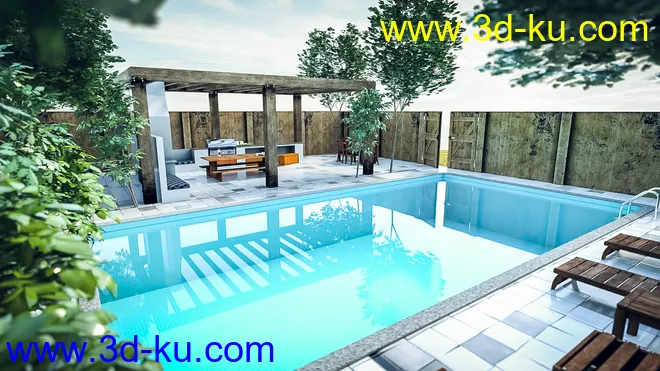Pergola Kitchen模型的图片6