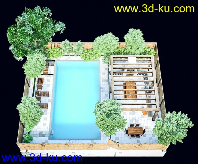Pergola Kitchen模型的图片8
