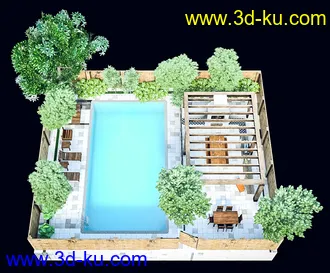 3D打印模型Pergola Kitchen的图片