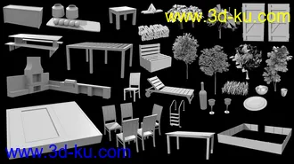 3D打印模型Pergola Kitchen的图片