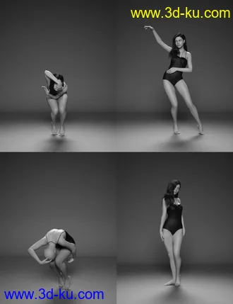 3D打印模型Photogenic Motion for Genesis 8 Female Poses + Studio Set的图片