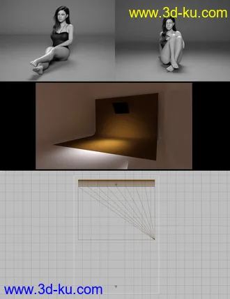 3D打印模型Photogenic Motion for Genesis 8 Female Poses + Studio Set的图片