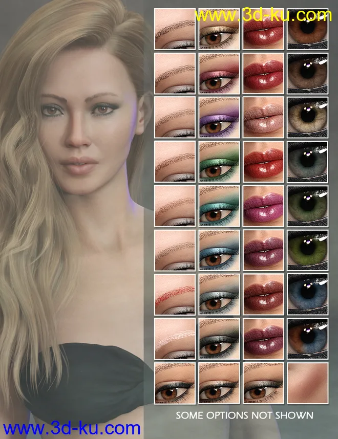 Pia HD for Genesis 8 Female模型的图片9