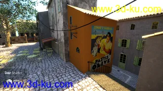 3D打印模型Place des Platanes的图片