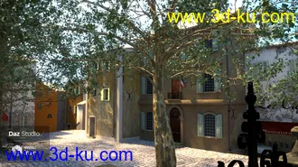 3D打印模型Place des Platanes的图片