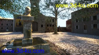 3D打印模型Place des Platanes的图片