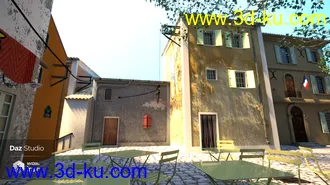 3D打印模型Place des Platanes的图片