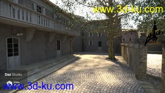 3D打印模型Place des Platanes的图片