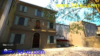 3D打印模型Place des Platanes的图片