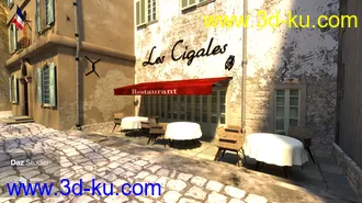 3D打印模型Place des Platanes的图片