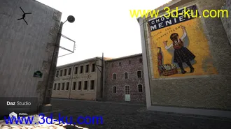 3D打印模型Place des Platanes的图片