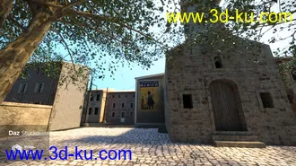 3D打印模型Place des Platanes的图片
