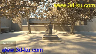 3D打印模型Place des Platanes的图片