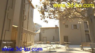 3D打印模型Place des Platanes的图片