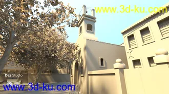 3D打印模型Place des Platanes的图片