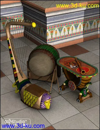 3D打印模型Play Like an Egyptian的图片