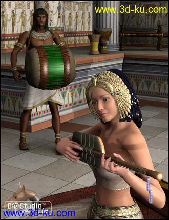3D打印模型Play Like an Egyptian的图片