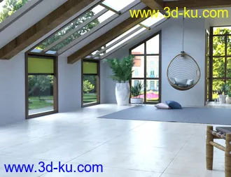 3D打印模型Polished Concrete Floor - Iray Shaders的图片