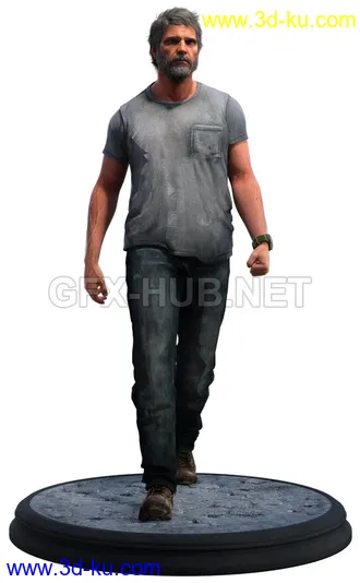 3D打印模型Poll Winner TLoU2 in Daz Joel Miller for G8M的图片