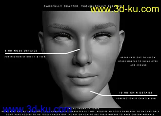 3D打印模型Porefectionist HD Skin Details for Genesis 8 Females的图片