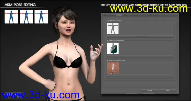 Pose Builder for Genesis, Genesis 2 Female(s) & Genesis 2 Male(s)模型的图片3
