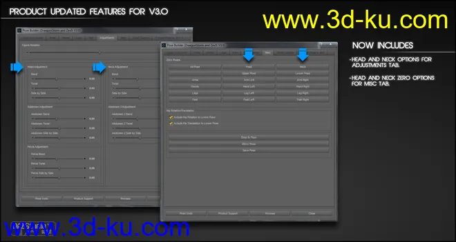 Pose Builder for Genesis, Genesis 2 Female(s) & Genesis 2 Male(s)模型的图片10
