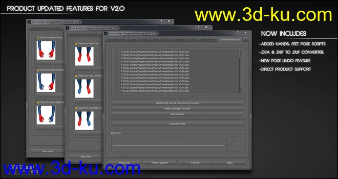 Pose Builder for Genesis, Genesis 2 Female(s) & Genesis 2 Male(s)模型的图片11