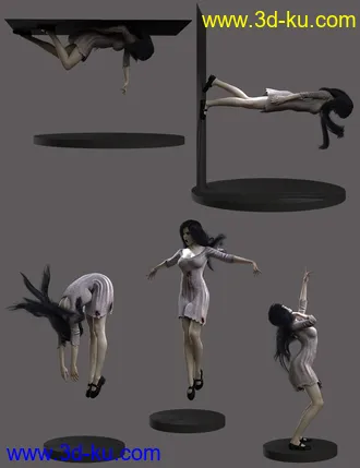 3D打印模型Possessed Poses for Genesis 8 Female的图片