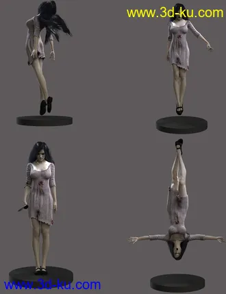 3D打印模型Possessed Poses for Genesis 8 Female的图片