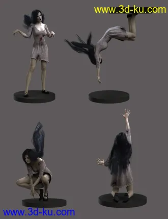 3D打印模型Possessed Poses for Genesis 8 Female的图片