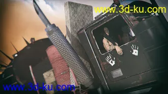 3D打印模型Post Apocalyptic Truck的图片