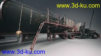 3D打印模型Post Apocalyptic Truck的图片