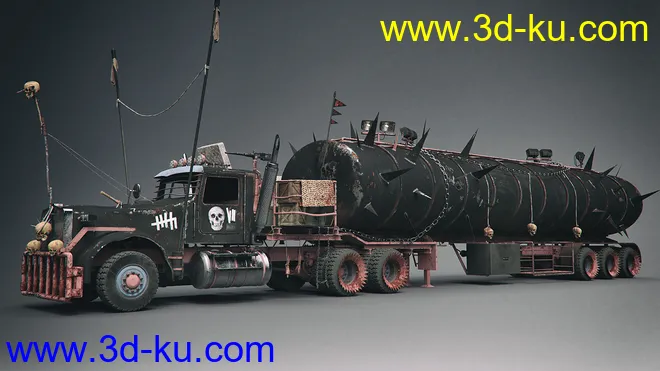 Post Apocalyptic Truck模型的图片7