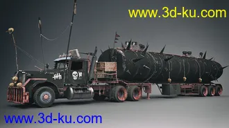 3D打印模型Post Apocalyptic Truck的图片