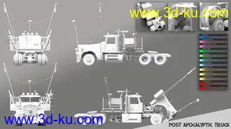 3D打印模型Post Apocalyptic Truck的图片