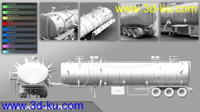 Post Apocalyptic Truck模型的图片9