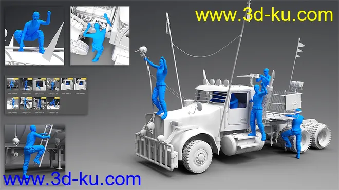 Post Apocalyptic Truck模型的图片10