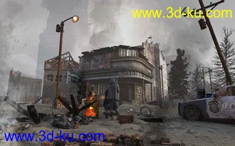 3D打印模型Post Apocalyptic Zone的图片