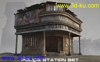 3D打印模型Post Apocalyptic Zone的图片