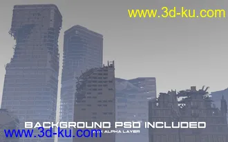 3D打印模型Post Apocalyptic Zone的图片