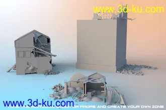 3D打印模型Post Apocalyptic Zone的图片