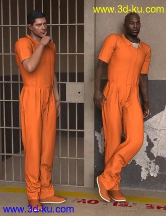 3D打印模型Prison Clothes for Genesis 2 Male(s)的图片