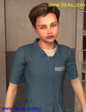 3D打印模型Prison Clothes for Genesis 2 Male(s)的图片