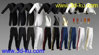 3D打印模型PRZ White Tie Outfit for Genesis 8 Male(s)的图片