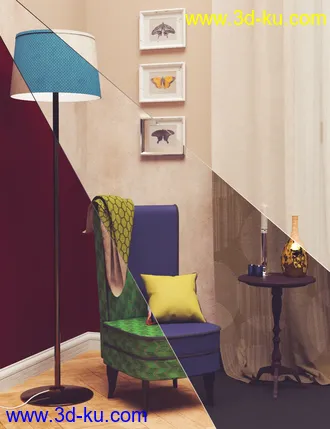 3D打印模型PTF Interior Design Shader Kit的图片