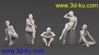 3D打印模型PTF Popular People Poses and Expressions for Genesis 8 Female and Penny 8的图片