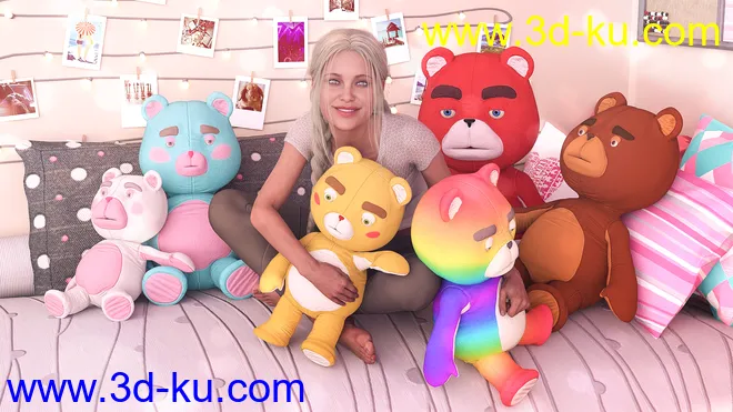PTF Teddy Cute and Creepy Texture Pack模型的图片8